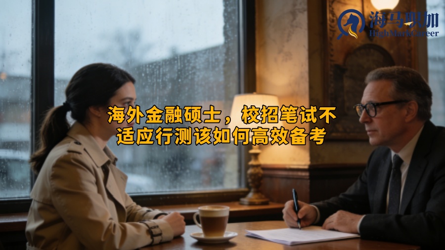 海外金融硕士，校招笔试不适应行测该如何高效备考